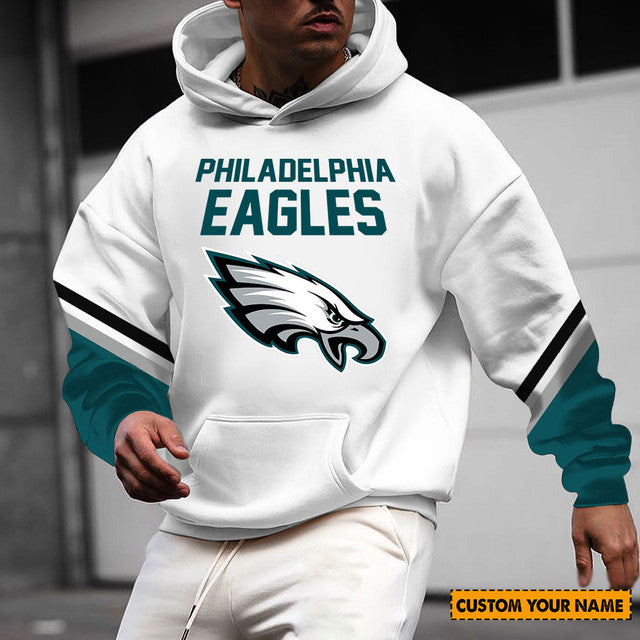 ELITE EDITION - NEW CUSTOMIZED NFL02 PPE PHILADELPHIA EAGLES HOODIE, ZIP HOODIE, POLO SHIRT, ZIP POLO SHIRT, T-SHIRT & SWEATSHIRT
