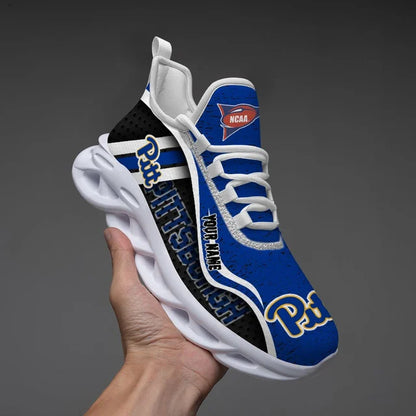 EXCLUSIVE EDITION - NEW CUSTOMIZED NCAA FBS02 PIP PITTSBURGH PANTHERS CLUNKY SNEAKERS