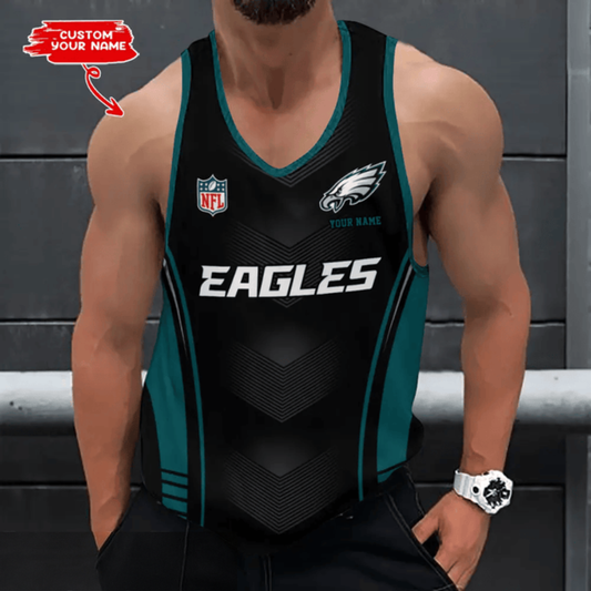 [SPECIAL OFFER] NEW CUSTOMIZED NFL02 PPE PHILADELPHIA EAGLES UNISEX TANK TOP