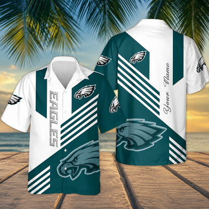 [SPECIAL OFFER] NEW CUSTOMIZED NFL02 PPE PHILADELPHIA EAGLES UNISEX HAWAIIAN SHIRT
