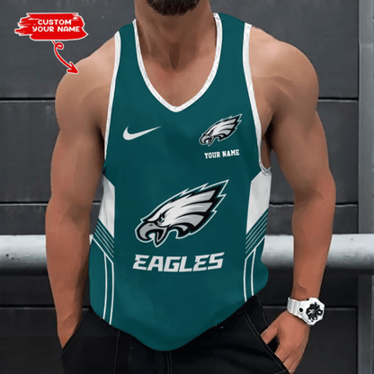 [SPECIAL OFFER] NEW CUSTOMIZED NFL02 PPE PHILADELPHIA EAGLES UNISEX TANK TOP
