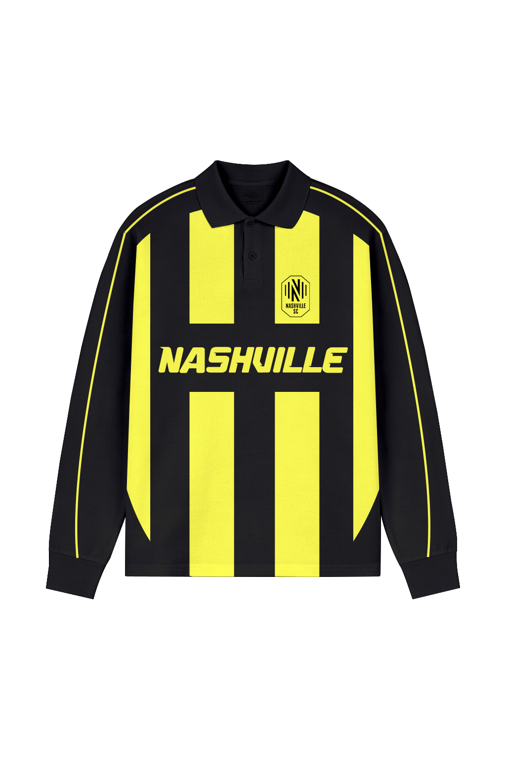 LIMITED EDITION - NEW CUSTOMIZED MLS02 NSC NASHVILLE LONG SLEEVE POLO