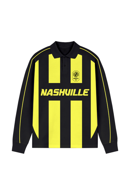 LIMITED EDITION - NEW CUSTOMIZED MLS02 NSC NASHVILLE LONG SLEEVE POLO