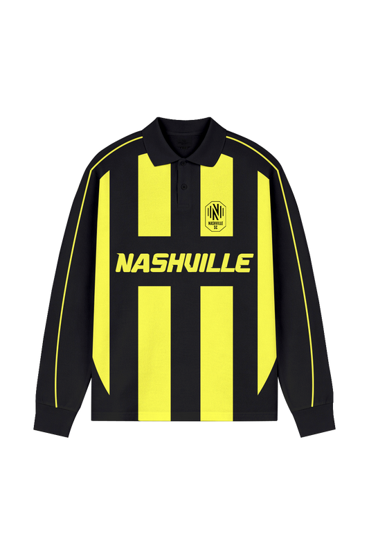 LIMITED EDITION - NEW CUSTOMIZED MLS02 NSC NASHVILLE LONG SLEEVE POLO