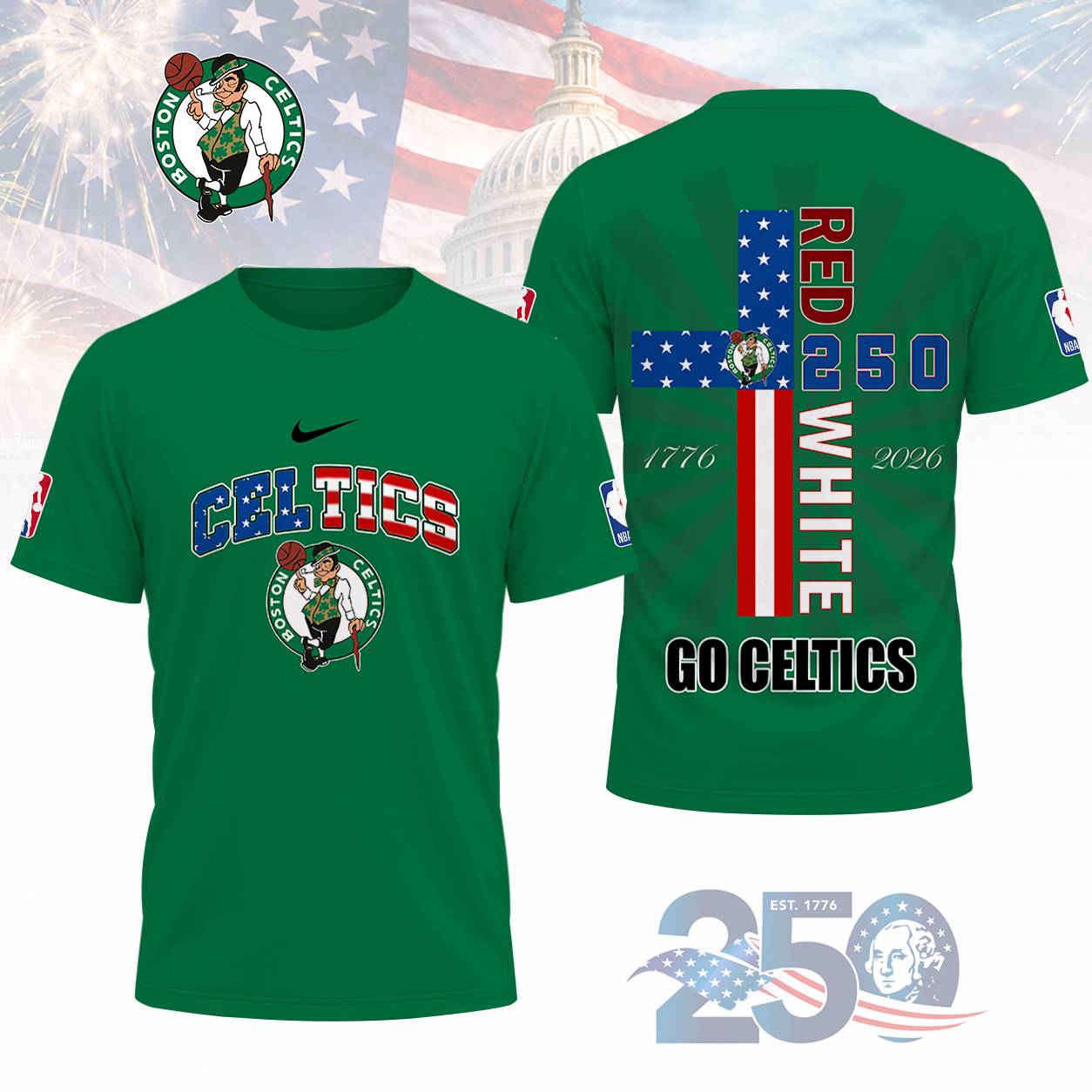 LIMITED EDITION - NEW CUSTOMIZED NBA03 BCE BOSTON CELTICS T-SHIRT, POLO SHIRT, ZIP POLO SHIRT, SWEATSHIRT, HOODIE & ZIP HOODIE