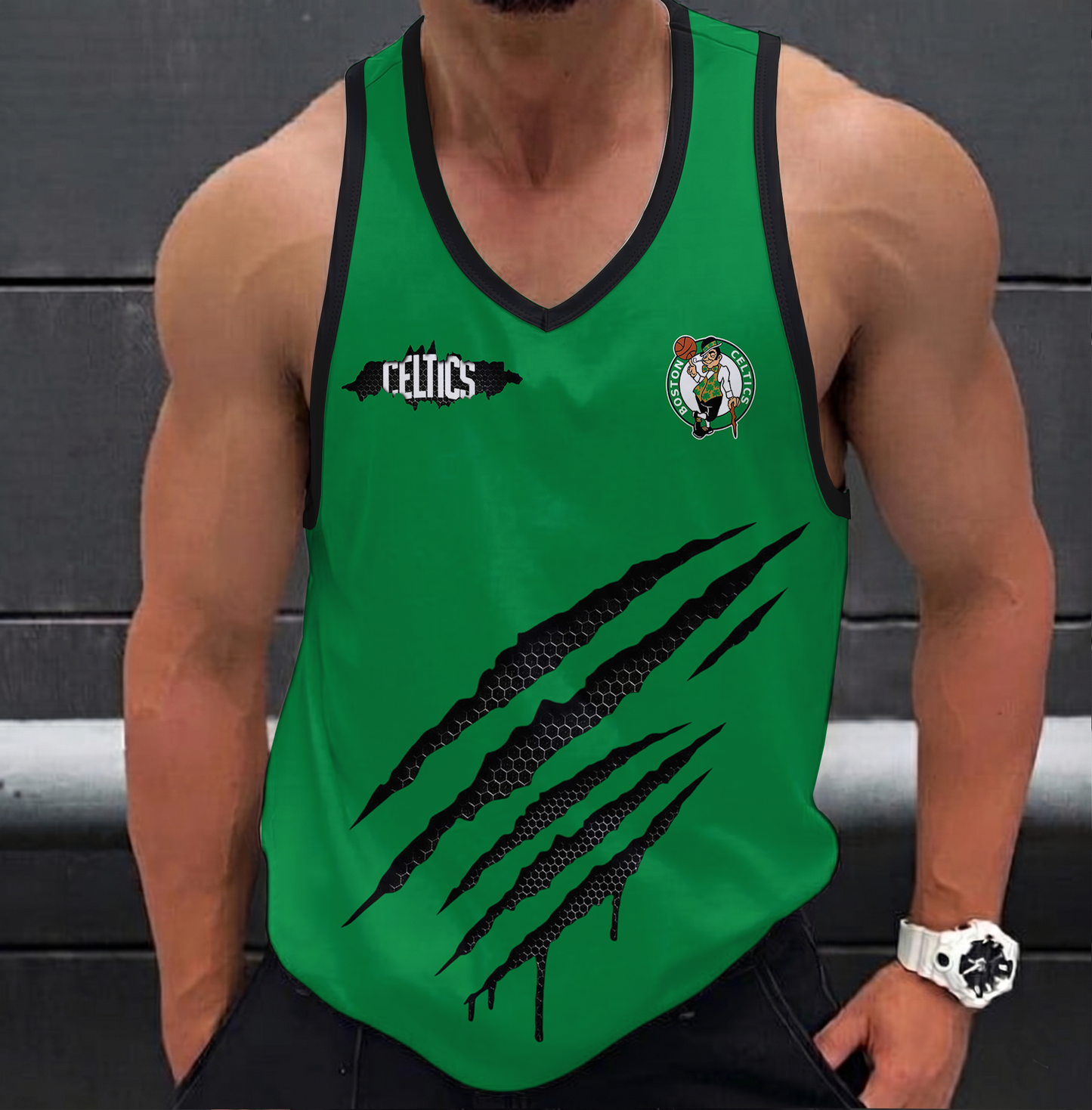 ELITE EDITION - NEW CUSTOMIZED NBA03 BCE BOSTON CELTICS UNISEX TANK TOP