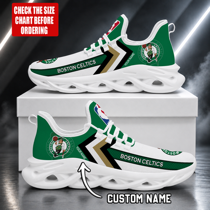 FINAL SALE - NEW CUSTOMIZED NBA03 BCE BOSTON CELTICS MAX SOUL SHOES