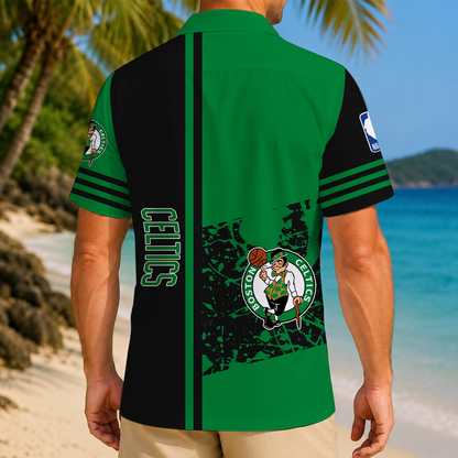 LIMITED EDITION - NEW CUSTOMIZED NBA03 BCE BOSTON CELTICS UNISEX HAWAIIAN SHIRT