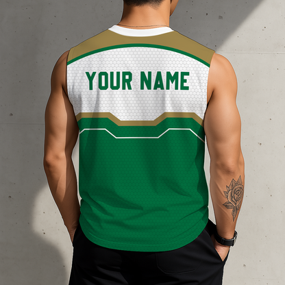 LIMITED EDITION - NEW CUSTOMIZED NBA03 BCE BOSTON CELTICS MEN'S TANK TOP