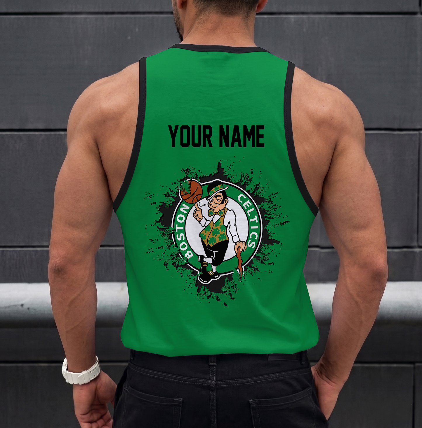 ELITE EDITION - NEW CUSTOMIZED NBA03 BCE BOSTON CELTICS UNISEX TANK TOP