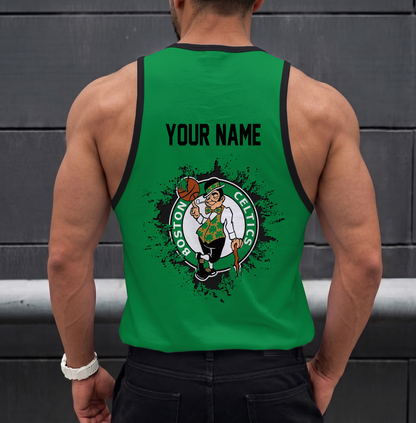 ELITE EDITION - NEW CUSTOMIZED NBA03 BCE BOSTON CELTICS UNISEX TANK TOP