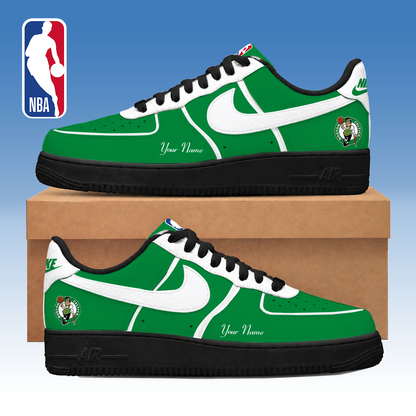 LIMITED EDITION - NEW CUSTOMIZED NBA03 BCE BOSTON CELTICS AF1 SNEAKERS