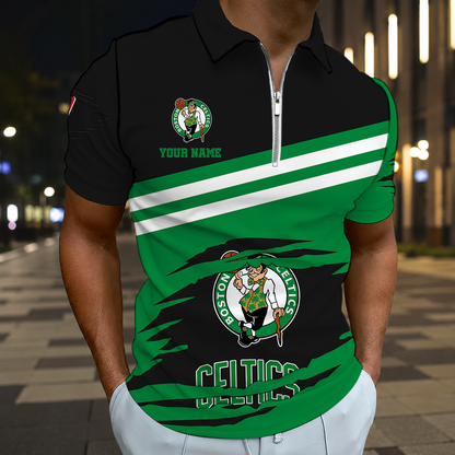 LIMITED EDITION - NEW CUSTOMIZED NBA03 BCE BOSTON CELTICS T-SHIRT, POLO SHIRT, ZIP POLO SHIRT, SWEATSHIRT, HOODIE & ZIP HOODIE