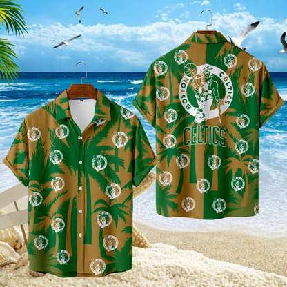 LIMITED EDITION - NEW CUSTOMIZED NBA03 BCE BOSTON CELTICS UNISEX HAWAIIAN SHIRT