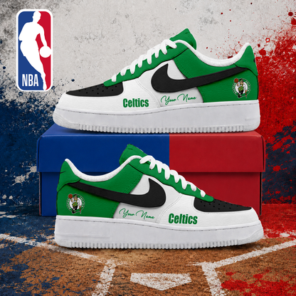 MEGA SALE - NEW CUSTOMIZED NBA03 BCE BOSTON CELTICS AF1 SNEAKERS