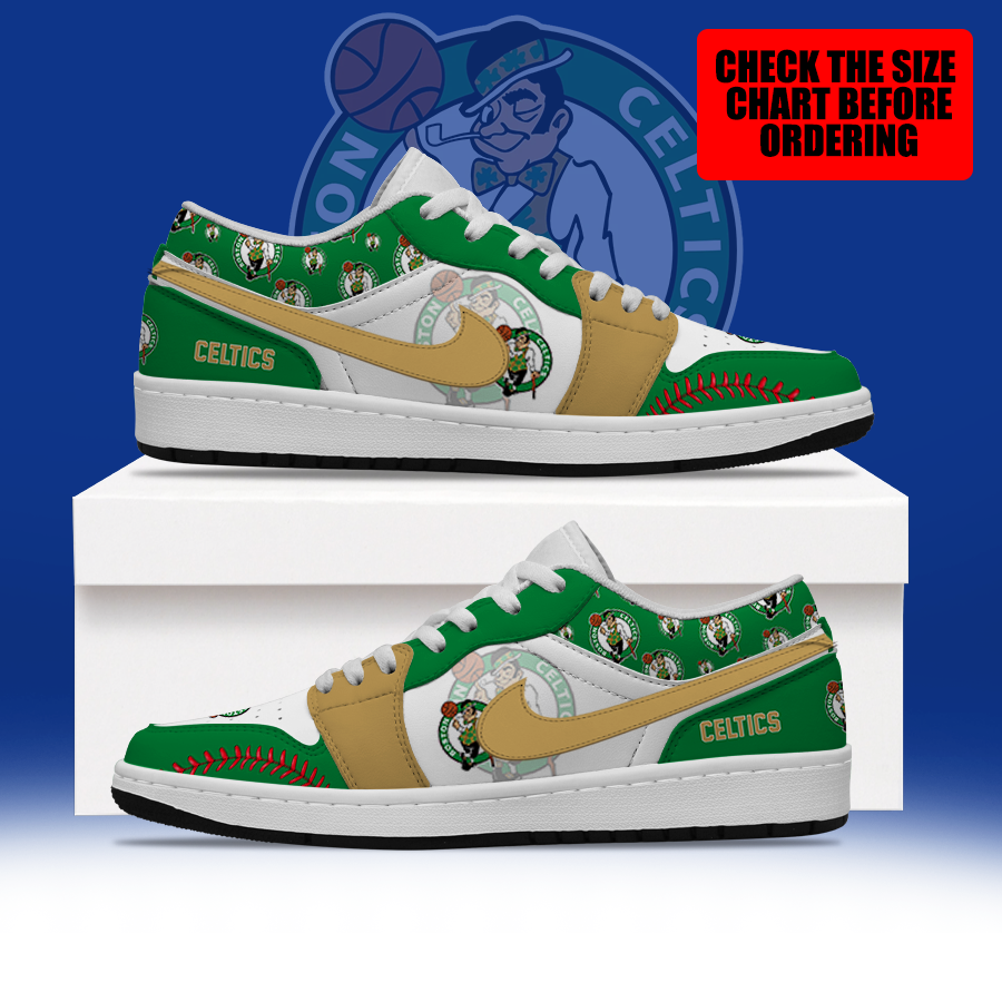 [HOT DEAL] NEW CUSTOMIZED NBA03 BCE BOSTON CELTICS AIR JORDAN LOW SHOES