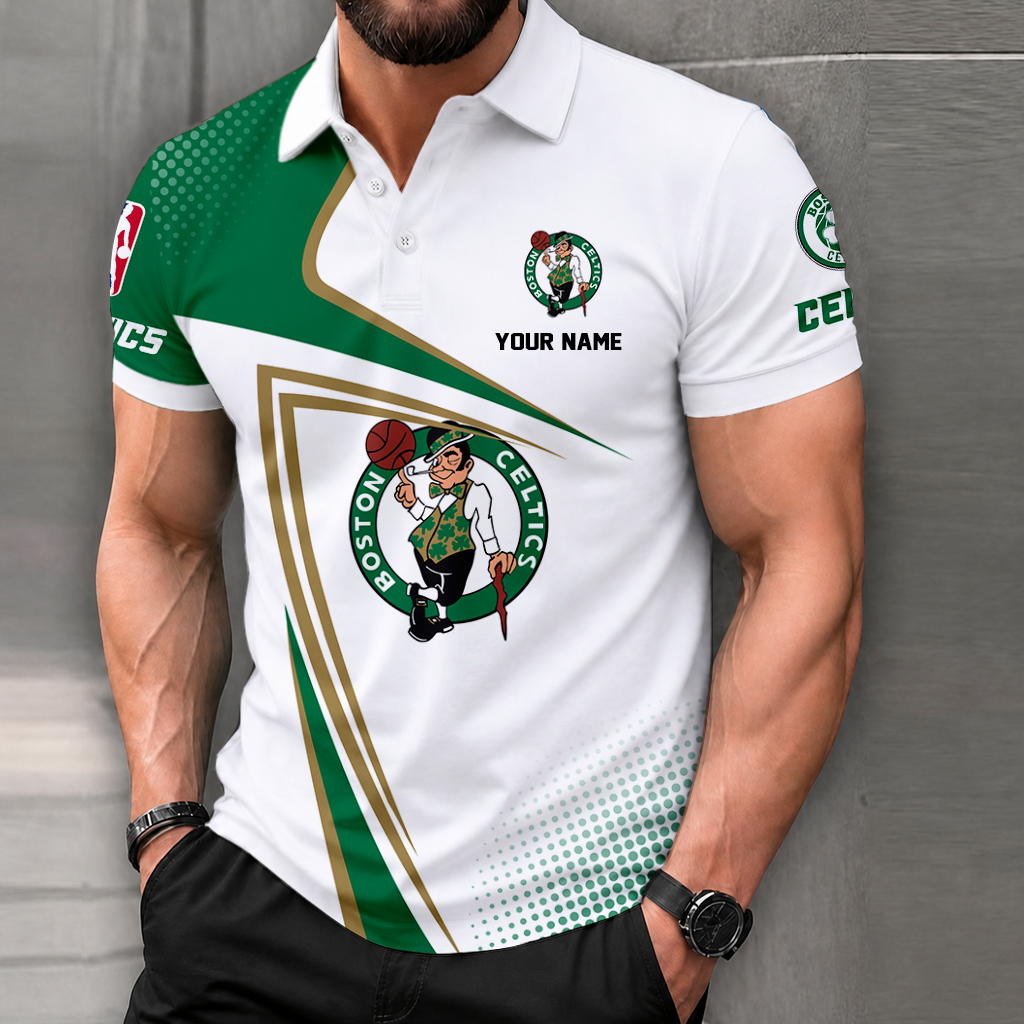 LIMITED EDITION - NEW CUSTOMIZED NBA03 BCE BOSTON CELTICS T-SHIRT, POLO SHIRT, ZIP POLO SHIRT, SWEATSHIRT, HOODIE & ZIP HOODIE