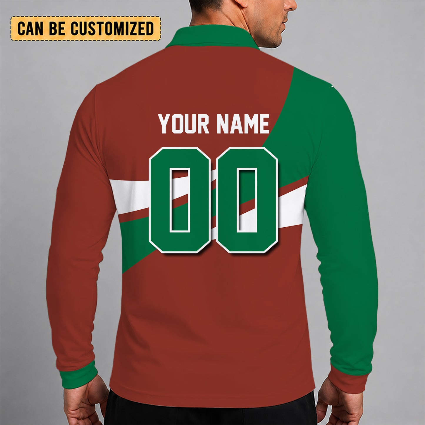 [HOT DEAL] NEW CUSTOMIZED NBA03 BCE BOSTON CELTICS MEN LONG SLEEVE POLO