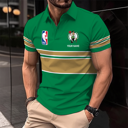 [HOT DEAL] NEW CUSTOMIZED NBA03 BCE BOSTON CELTICS POLO SHIRT