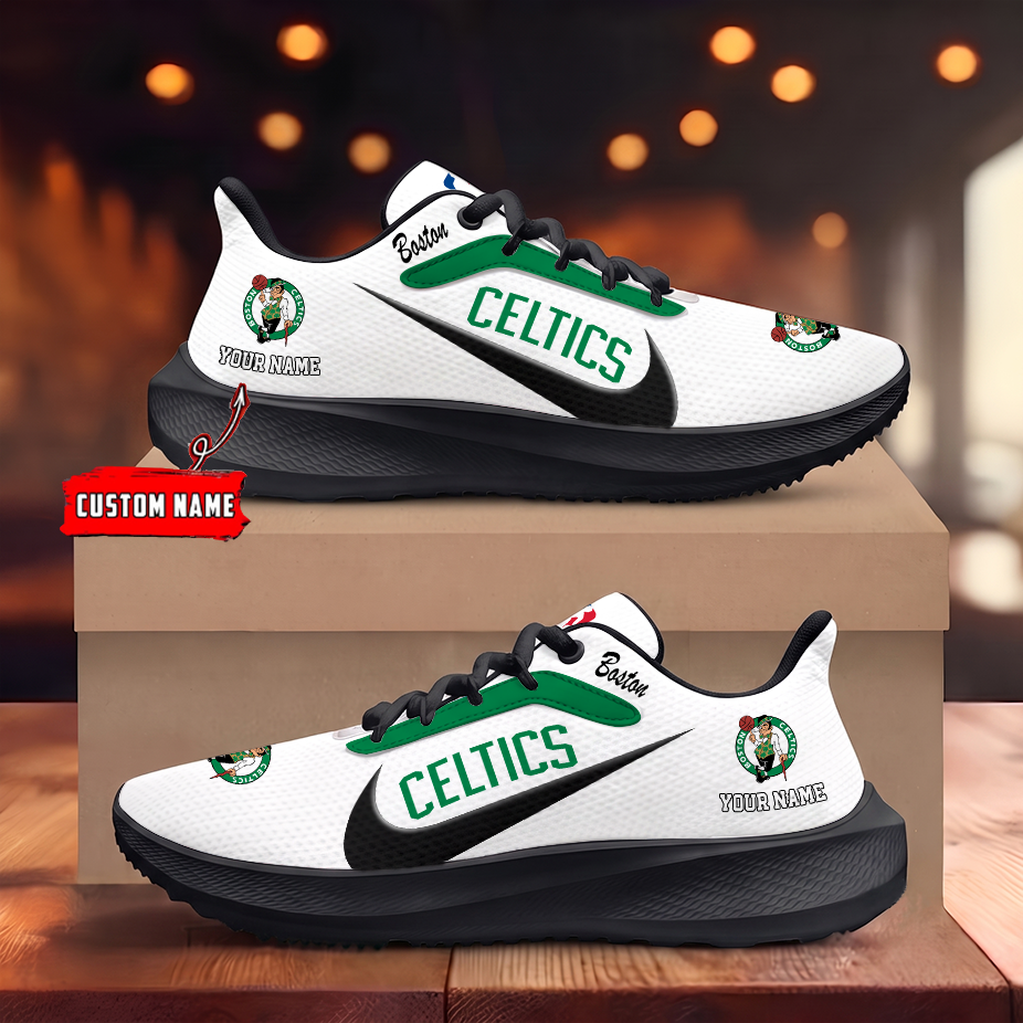 [HOT DEAL] NEW CUSTOMIZED NBA03 BCE BOSTON CELTICS ROAD RUNNING SHOES