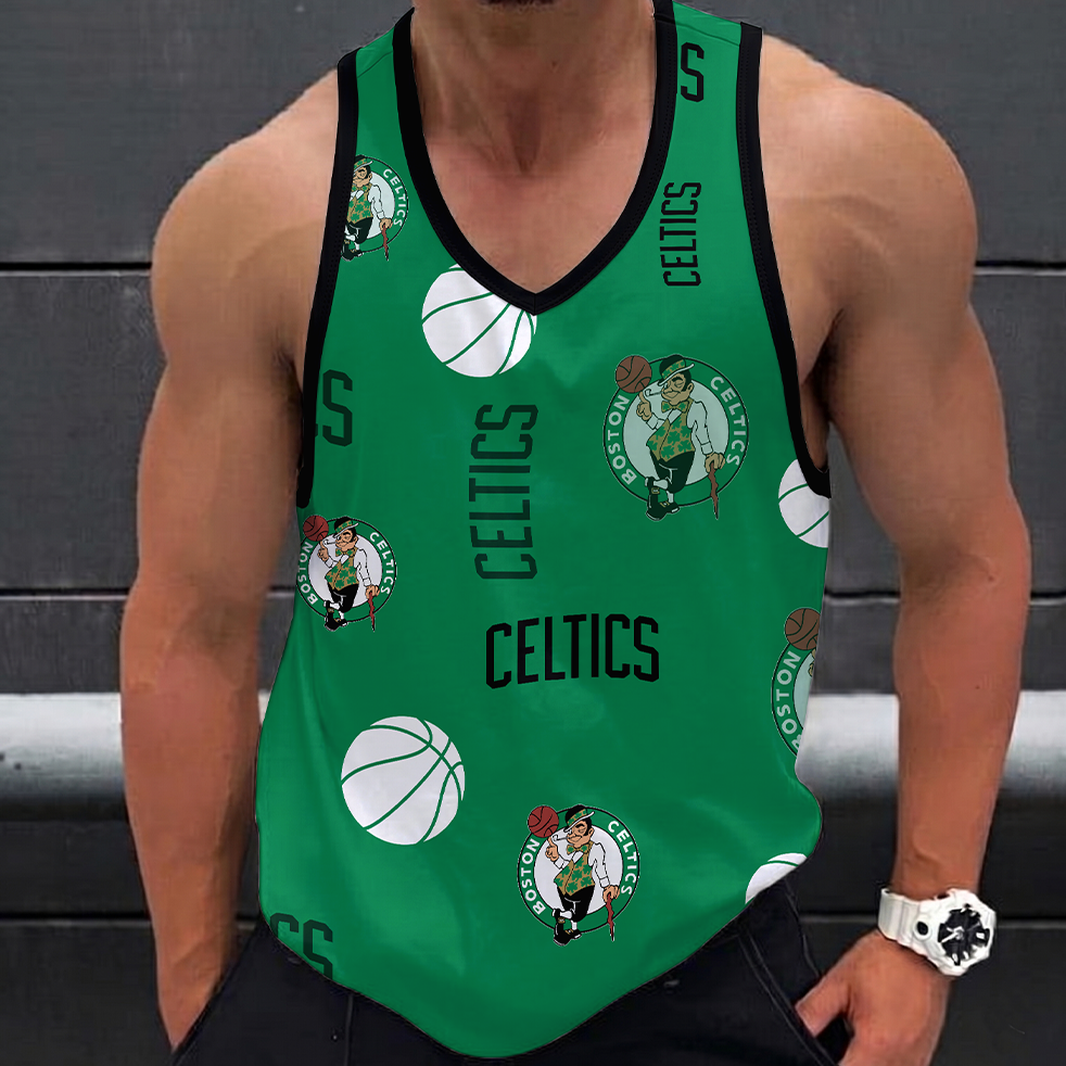 LIMITED EDITION - NEW CUSTOMIZED NBA03 BCE BOSTON CELTICS UNISEX TANK TOP