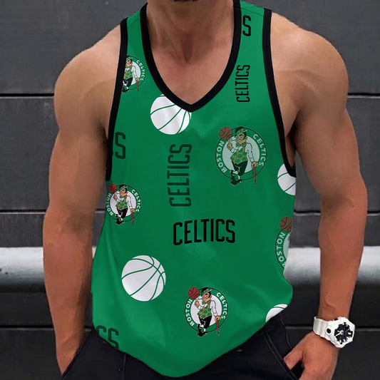 LIMITED EDITION - NEW CUSTOMIZED NBA03 BCE BOSTON CELTICS UNISEX TANK TOP
