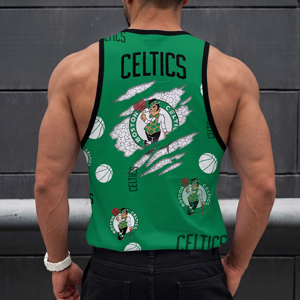 LIMITED EDITION - NEW CUSTOMIZED NBA03 BCE BOSTON CELTICS UNISEX TANK TOP