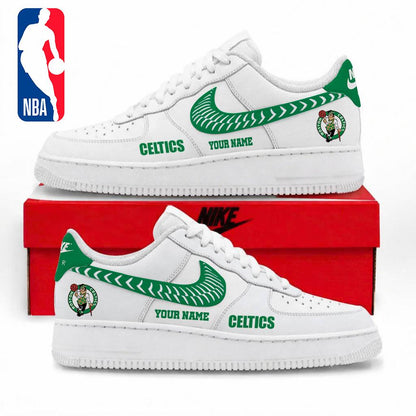 LIMITED EDITION - NEW CUSTOMIZED NBA03 BCE BOSTON CELTICS AF1 SNEAKERS
