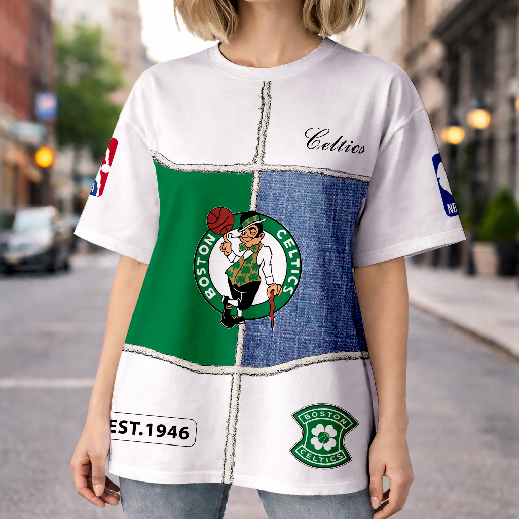 LIMITED EDITION - NEW CUSTOMIZEDNBA03 BCE BOSTON CELTICS UNISEX T-SHIRT, POLO, HOODIE & JACKETS
