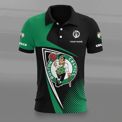 [HOT DEAL] NEW CUSTOMIZED NBA03 BCE BOSTON CELTICS POLO SHIRT