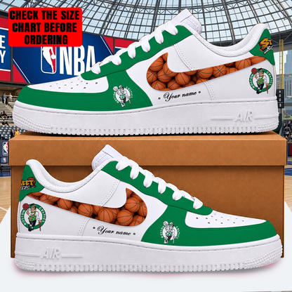 LIMITED EDITION - NEW CUSTOMIZED NBA03 BCE BOSTON CELTICS AF1 SHOES