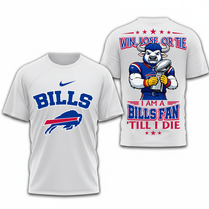 LIMITED EDITION - NEW CUSTOMIZED NFL03 BFB BUFFALO BILLS UNISEX T-SHIRT, POLO, HOODIE & JACKETS