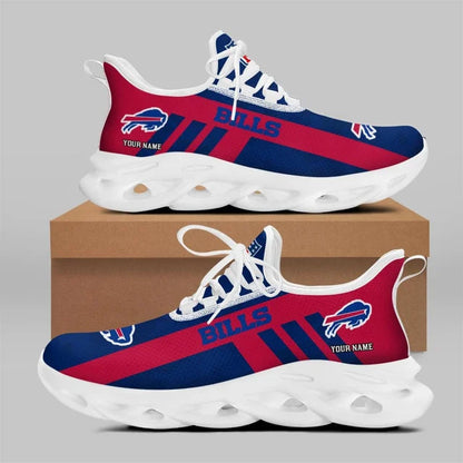 LIMITED EDITION - NEW CUSTOMIZED NFL03 BFB BUFFALO BILLS UNISEX MAX SOUL SHOES
