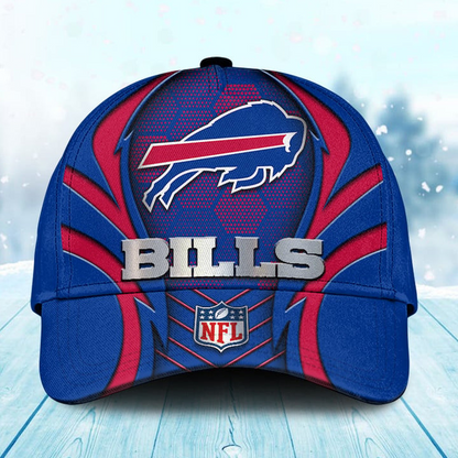 LIMITED EDITION - NEW CUSTOMIZED NFL03 BFB BUFFALO BILLS CLASSIC CAP