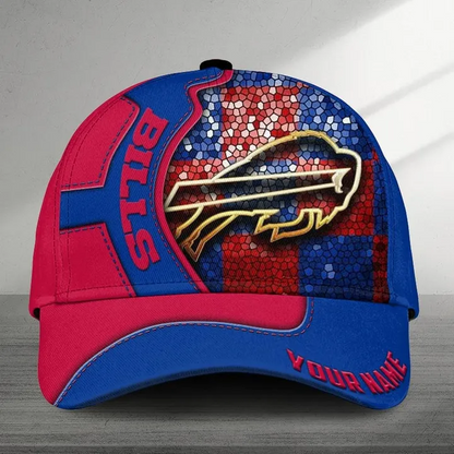 LIMITED EDITION - NEW CUSTOMIZED NFL03 BFB BUFFALO BILLS CLASSIC CAP