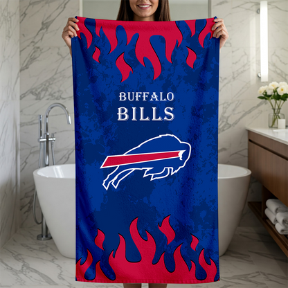 LIMITED EDITION - NEW CUSTOMIZED NFL03 BFB BUFFALO BILLS BEACH TOWEL FOR FAN