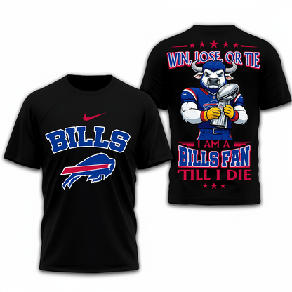 LIMITED EDITION - NEW CUSTOMIZED NFL03 BFB BUFFALO BILLS UNISEX T-SHIRT, POLO, HOODIE & JACKETS