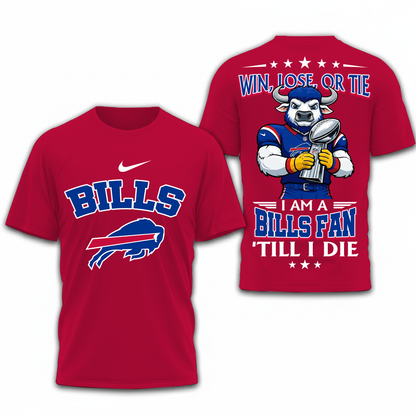 LIMITED EDITION - NEW CUSTOMIZED NFL03 BFB BUFFALO BILLS UNISEX T-SHIRT, POLO, HOODIE & JACKETS