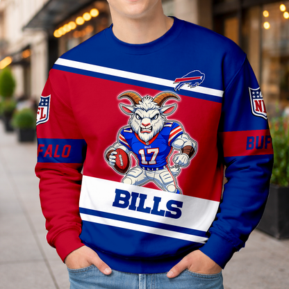 LIMITED EDITION - NEW CUSTOMIZED NFL03 BFB BUFFALO BILLS UNISEX T-SHIRT, POLO, HOODIE & JACKETS