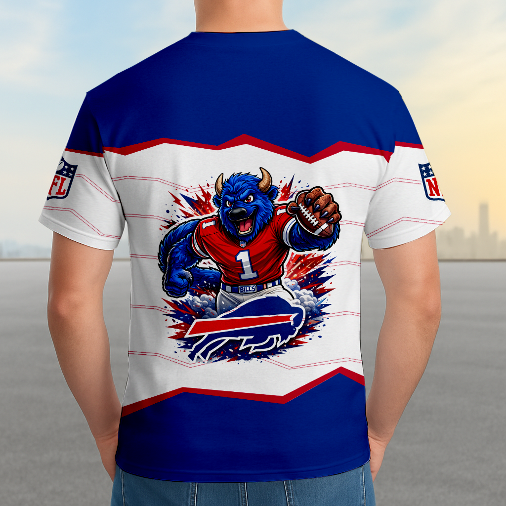 LIMITED EDITION - NEW CUSTOMIZED NFL03 BFB BUFFALO BILLS UNISEX T-SHIRT, SWEASHIRTS, HOODIE & JACKETS