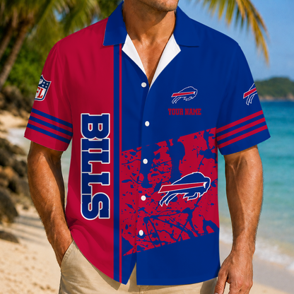 LIMITED EDITION - NEW CUSTOMIZED NFL03 BFB BUFFALO BILLS UNISEX HAWAIIAN SHIRT