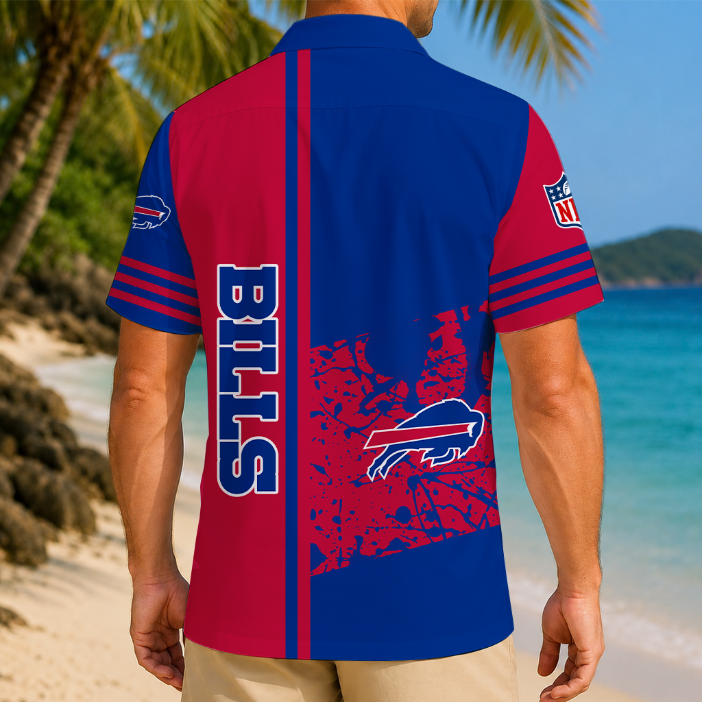LIMITED EDITION - NEW CUSTOMIZED NFL03 BFB BUFFALO BILLS UNISEX HAWAIIAN SHIRT