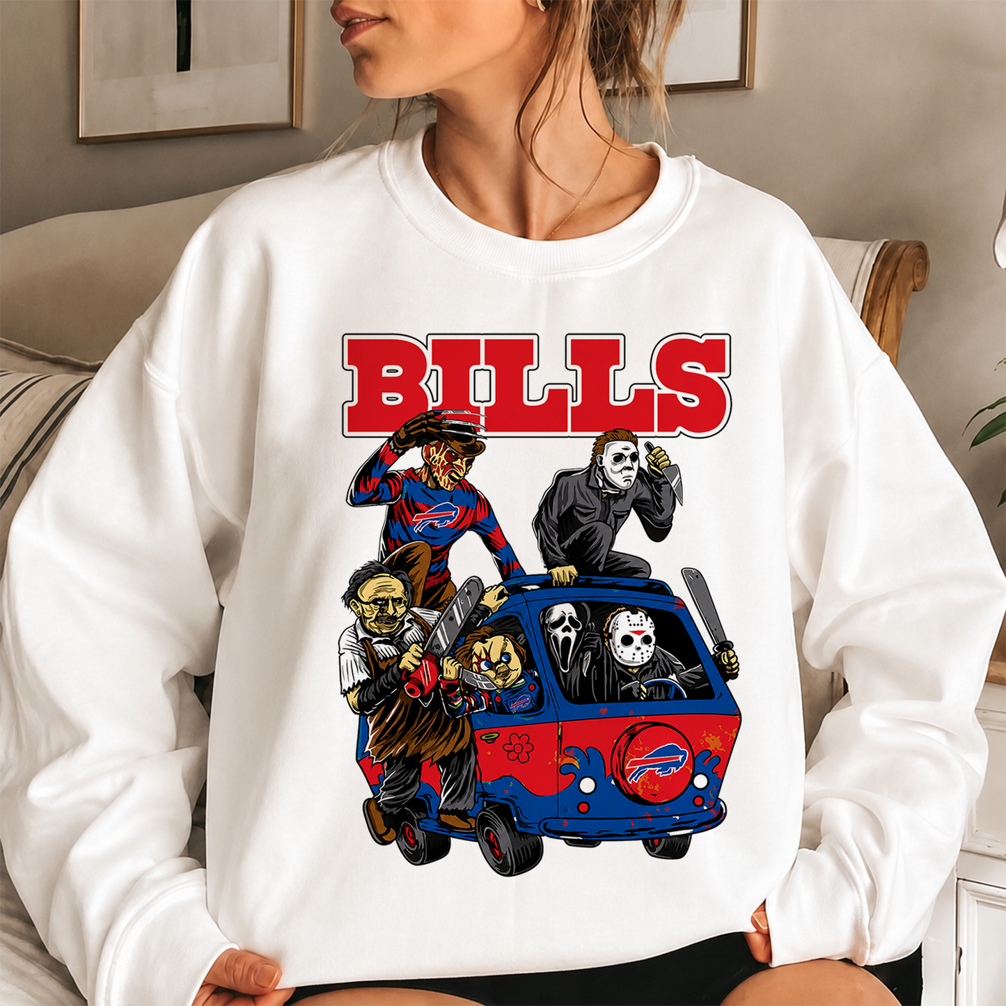 [SPECIAL OFFER] NEW CUSTOMIZED NFL03 BFB BUFFALO BILLS UNISEX SWEATSHIRT