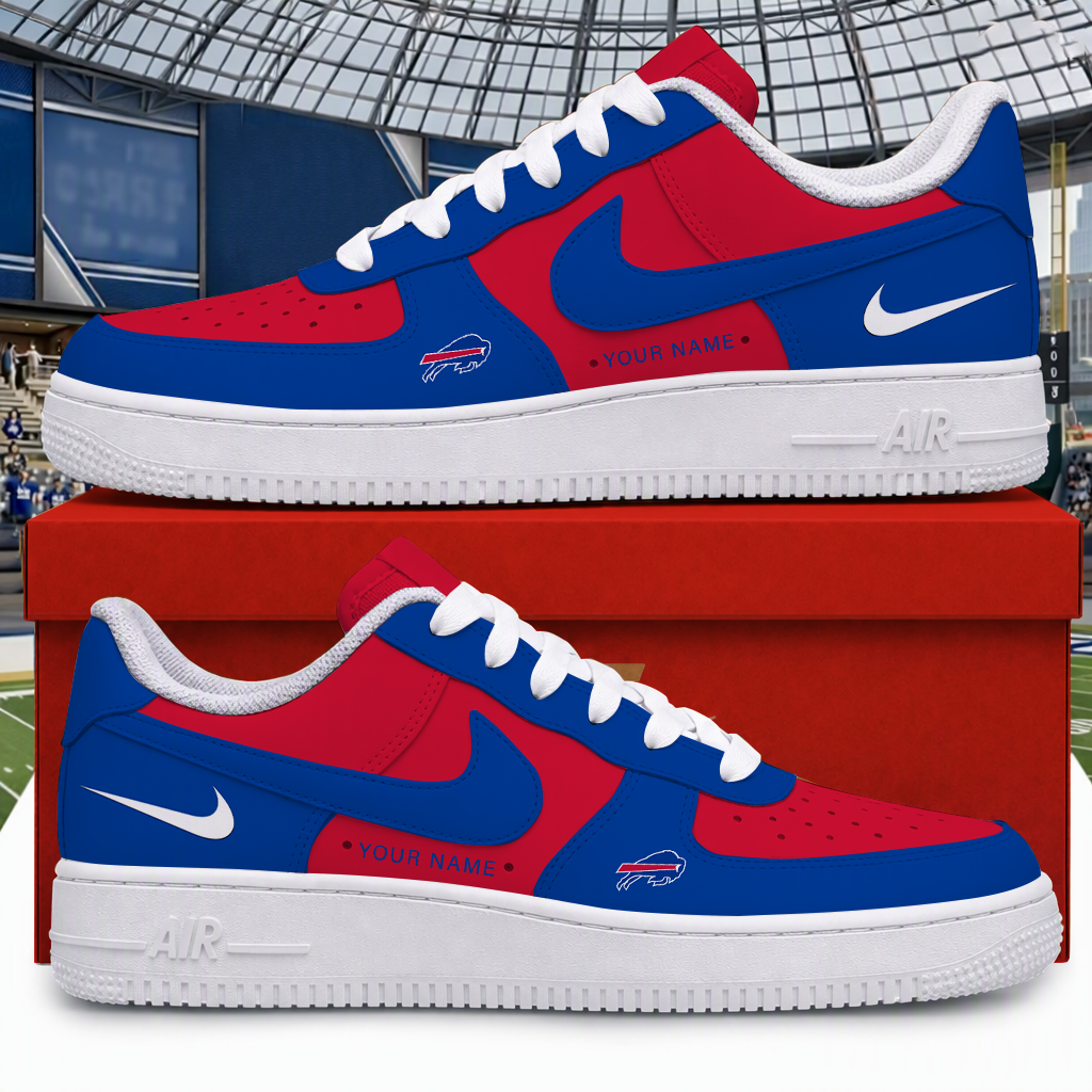 [SPECIAL OFFER] NEW CUSTOMIZED NFL03 BFB BUFFALO BILLS AF1 SHOES