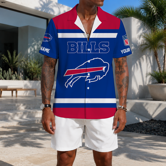 EXCLUSIVE EDITION - NEW CUSTOMIZED NFL03 BFB BUFFALO BILLS UNISEX HAWAIIAN SHIRT