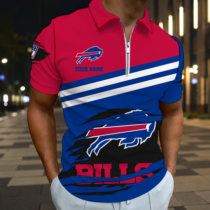 LIMITED EDITION - NEW CUSTOMIZED NFL03 BFB BUFFALO BILLS T-SHIRT, POLO SHIRT, ZIP POLO SHIRT, SWEATSHIRT, HOODIE & ZIP HOODIE