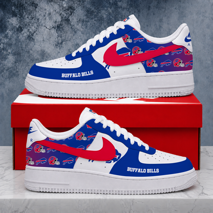 VIRAL EDITION - NEW CUSTOMIZED NFL03 BFB BUFFALO BILLS AF1 SHOES