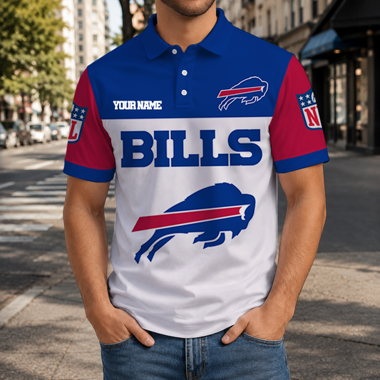 LIMITED EDITION - NEW CUSTOMIZED NFL03 BFB BUFFALO BILLS T-SHIRT, POLO SHIRT, ZIP POLO SHIRT, SWEATSHIRT, HOODIE & ZIP HOODIE