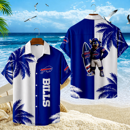 LIMITED EDITION - NEW CUSTOMIZED NFL03 BFB BUFFALO BILLS UNISEX HAWAIIAN SHIRT