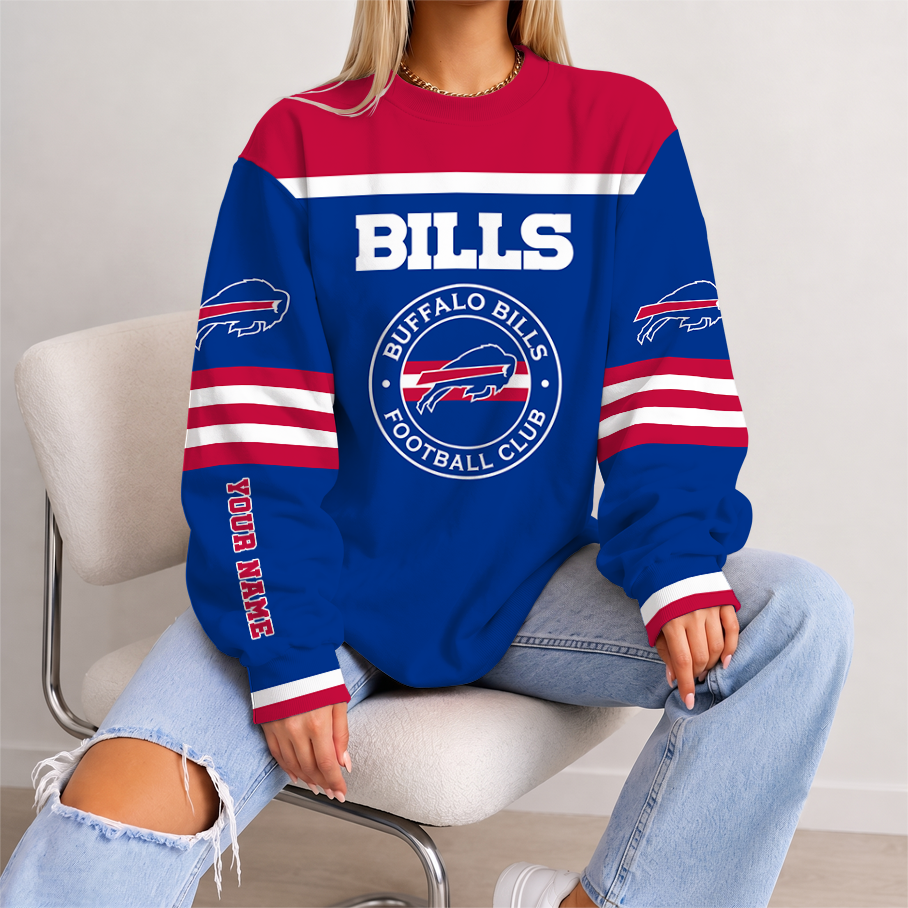 [SPECIAL OFFER] NEW CUSTOMIZED NFL03 BFB BUFFALO BILLS UNISEX SWEATSHIRT